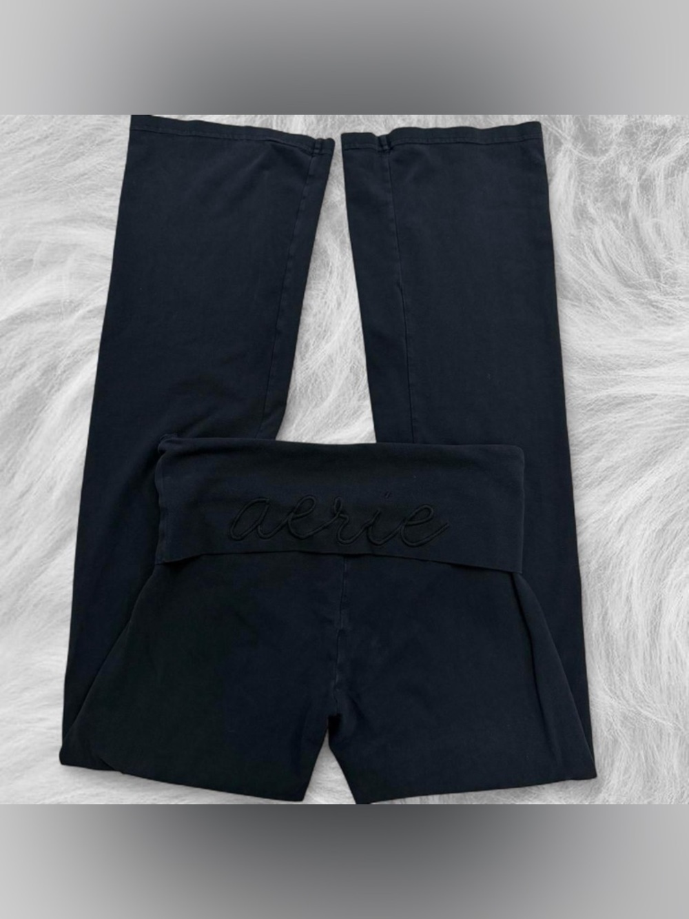 ❀⋆Y2K aerie foldover flares leggings.ೃ࿔*:･
